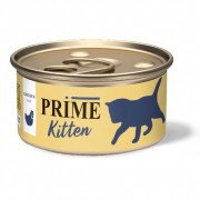 ПРАЙМ PRIME Kitten консервы для котят Курица паштет/ 75 гр