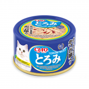 ИНАБА INABA Toromi Milky Консервы для кошек Тунец Кацуо и куриное филе с кацуобуси в овсяном молоке 80г