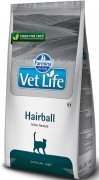 ФАРМИНА Vet Life Cat Hairball сухой корм для взрослых кошек способствующий выведению комочков шерсти из кишечника 400 гр
