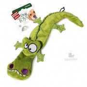 ГИГВИ GIGWI Игрушка для собак DOG TOYS Крокодил с 4-мя пищалками, 38 см (арт.75021)