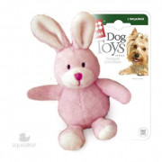 ГИГВИ GIGWI Игрушка для собак DOG TOYS Зайчик с пищалкой, 11 см (арт.75119)