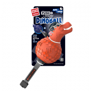 ГИГВИ GIGWI Игрушка для собак PUSH TO MUTE Dinoball Динобол Т-рекс 13 см (арт.75428)