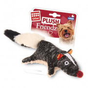 ГИГВИ GIGWI Игрушка для собак PLUSH FRIENDZ Скунс с пищалкой 9 см (арт.75386)