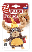 ГИГВИ GIGWI Игрушка для собак PLUSH FRIENDZ Лось с пищалкой 13 см (арт.75400)