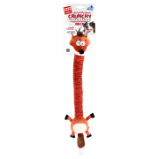 ТРИОЛ GIGWI Игрушка для собак Лиса с хрустящей шеей и пищалкой 50см, серия CRUNCHY NECK (арт.75414)
