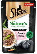 ШЕБА пауч для кошек NATURE'S COLLECTION с Лососем и горошком