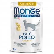 МОНЖ MONOPROTEIN CAT пауч 85 гр Pate Pollo паштет для стерилизованных кошек Курица