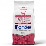 МОНЖ SUPERPREMIUM Kitten Monoprotein Beff сухой корм для котят Говядина