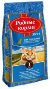 РОДНЫЕ КОРМА сухой корм для взрослых кастрированных котов и стерилизованных кошек (30/14) 