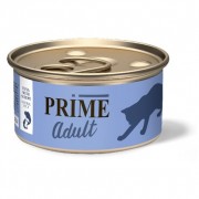 ПРАЙМ PRIME Adult консервы для взрослых кошек Тунец с сурими в собственном соку/ 70 гр