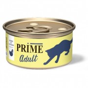 ПРАЙМ PRIME Adult консервы для взрослых кошек Курица кусочки в соусе/ 75 гр