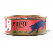 ПРАЙМ PRIME Meat консервы для взрослых кошек Курица с креветкой, филе в желе/ 100 гр