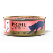 ПРАЙМ PRIME Meat консервы для взрослых кошек Индейка с телятиной, филе в желе/ 100 гр