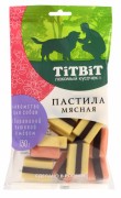 ТИТБИТ Лакомство для собак Пастила мясная с бараниной клюквой и медом