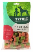 ТИТБИТ Лакомство для собак Пастила мясная с говядиной и яблоком