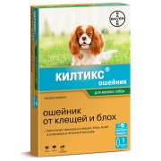 КИЛТИКС Ошейник для собак мелких пород от блох и клещей/ 35 см
