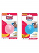 КОНГ KONG Puppy игрушка для щенков "Мячик" 6 см (голубой или розовый)
