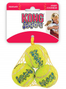 КОНГ KONG игрушка для собак Air "Теннисный мяч" очень маленький 4 см (в упаковке 3 шт)