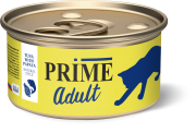 ПРАЙМ PRIME Adult консервы для взрослых кошек Тунец с папайей в собственном соку/ 85 гр