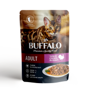 БУФФАЛО MR. BUFFALO ADULT пауч для кошек с чувствительным пищеварением Индейка в соусе/ 85 гр
