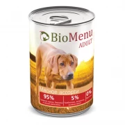БиоМеню BioMenu Консервы для собак мясное ассорти 410г