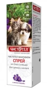 ЧИСТОТЕЛ Максимум Юниор спрей антипаразитарный для котят и щенков 100 мл.