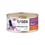 ФЛОРИДА (FLORIDA) Диета Renal консервы для кошек при хронической почечной недостаточности, с Индейкой 