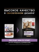 ПРО ПЛАН пауч 85г Kitten для котят с говядиной в соусе