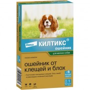 КИЛТИКС Ошейник для собак мелких пород от блох и клещей/ 35 см