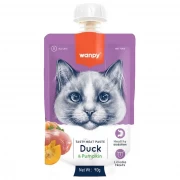 ВАНПИ WANPY Лакомство для кошек Мясной мусс из утки и тыквы 90г