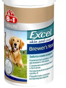 8 в 1 Excel Brewer"s Yeast Витамины для собак с пивными дрожжами и чесноком 260таб