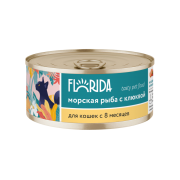 ФЛОРИДА (FLORIDA) консервы для кошек с морской рыбой и клюквой 100г