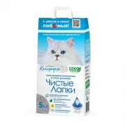 ЧИСТЫЕ ЛАПКИ Комфорт Наполнитель для кошачьего туалета комкующийся бетонит
