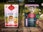 РОДНЫЕ КОРМА пауч для котят Кусочки в соусе по-Ростовски с курочкой и потрошками/ 85 гр