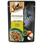 ШЕБА пауч для кошек NATURE'S COLLECTION с Уткой и яблоками 75г