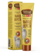 ДЕРЕВЕНСКИЕ ЛАКОМСТВА паста для вывода шерсти для кошек со вкусом креветки, 120 гр