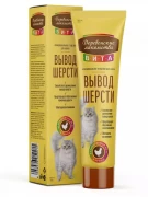 ДЕРЕВЕНСКИЕ ЛАКОМСТВА паста для вывода шерсти для кошек со вкусом курицы, 120 гр