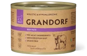 ГРАНДОРФ GRANDORF Консервы для собак паштет из говядины 200г