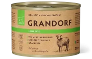 ГРАНДОРФ GRANDORF Консервы для собак паштет из ягненка 200г