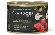 ГРАНДОРФ GRANDORF Fresh Консервы для собак паштет из ягненка с цукини и цветной капустой 200г