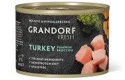 ГРАНДОРФ GRANDORF Fresh Консервы для собак паштет из индейки с тыквой и брокколи 200г