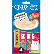 ИНАБА INABA CIAO Churu Лакомство для кошек Пюре куриное филе Для поддержания здоровья мочеполовой системы (МКБ)/ 1шт