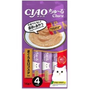 ИНАБА INABA CIAO Churu Лакомство для кошек Пюре Тунец Магуро и лобстер/ 1 шт