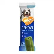 МНЯМС Лакомство для собак Dental Зубные спонжи с эвкалиптом 25г