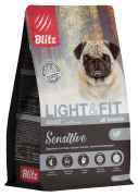 БЛИТЦ BLITZ Sensitive Сухой корм для собак с лишним весом 1,8кг