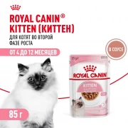 Royal Canin пауч 85г Kitten для котят от 4 до 12 мес кусочки в соусе