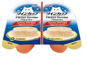 ИНАБА INABA Twins консервы для кошек CIAO TWINS Terrine Тунец Магуро и куриное филе со вкусом морского гребешка паштет 70г (35г х 2шт)