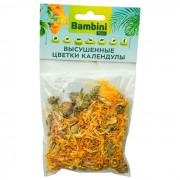 Бамбини Петс (Bambini Pets) высушенные цветки календулы для грызунов и кроликов, 10г