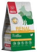 БЛИТЦ BLITZ Dog Vetline Renal Сухой корм для собак при хронической почечной недостаточности