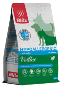 БЛИТЦ BLITZ Dog Vetline Hypoallergenic Сухой корм для собак при пищевой непереносимости, аллергии и атопическом дерматите